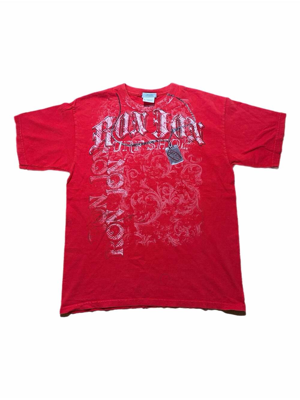 Ron Jon Surf Shop Graphic Logo Red T-Shirt
